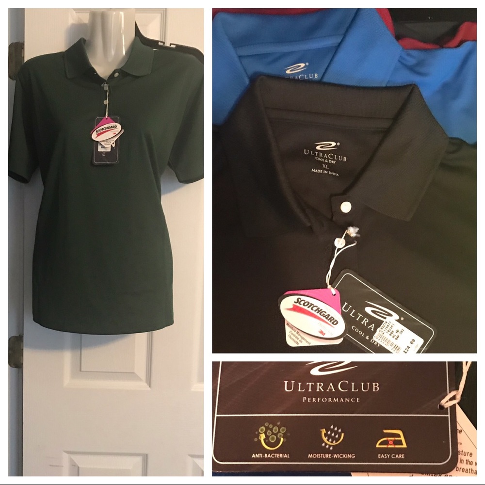 Ultra Cooling & Dry polo short sleeve top